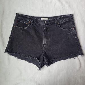 Abercrombie & Fitch Black Jean Shorts